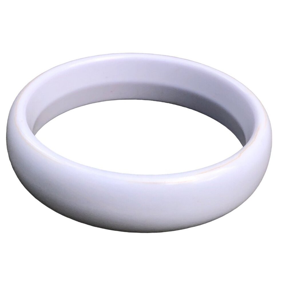 Vintage Mod Pale Pastel Lilac Purple Lucite Bangle Bracelet Minimalist Retro - Picture 6 of 7